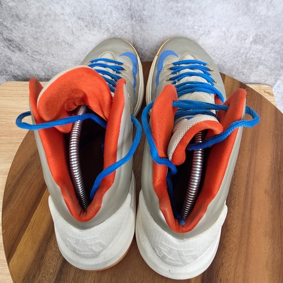 Nike KD 5 Birch Basketball Shoes Men 11 Blue Sail Team Orange Sneakers 554988200